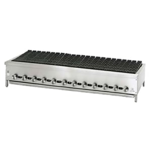 532-JB72NG 72" Gas Charbroiler w/ Cast Iron Grates, Natural Gas