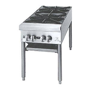 532-JSP218NG 2 Burner Stock Pot Range, Natural Gas