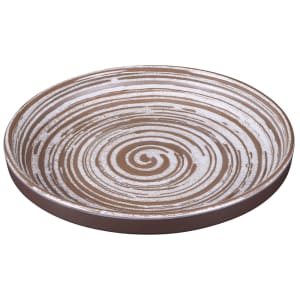 701-B395099SDW 9" Round Plastic Dinner Plate, Stardust White