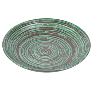 701-B395110SDG 40 oz Round Plastic Bowl, Stardust Green