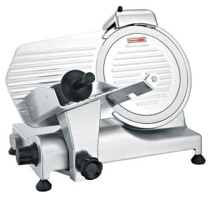 556-CENSL10 Manual Meat & Cheese Slicer w/ 10" Blade, Belt Driven, Stainless Steel, 7/16...
