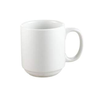 130-PRM10P 10 oz Prime Mug - Stacking, Porcelain, Super White