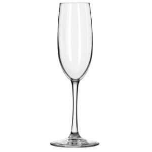 634-7500 8 oz Vina Champagne Flute Glass - Safedge Rim and Foot Guarantee