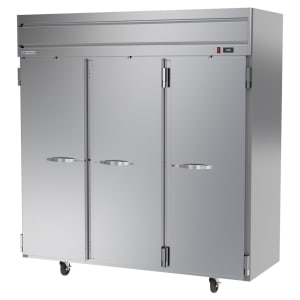 118-HF3HC1S 78" Horizon Series Three Section Reach In Freezer, (3) Left/Right Hinge Solid Doors, 115v