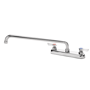 381-13816L Deck Mount Faucet w/ 16" Swing Nozzle 