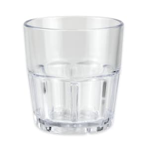 284-99071CL 7 oz Clear Plastic Rocks Tumbler