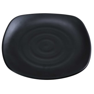 614-BP1110 10" Square Melamine Plate, Black
