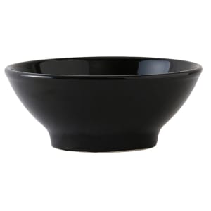 424-BBB2508 25 oz Round DuraTux®© Menudo/Salad Bowl - Ceramic, Black