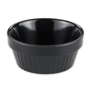 284-R4BK 4 oz Melamine Ramekin, Black
