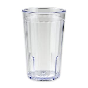 284-88121CL 12 oz Clear Textured Plastic Tumbler