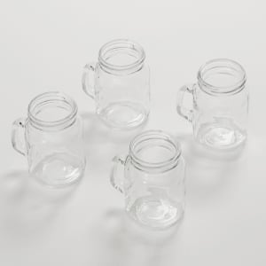 166-MMJS 4 oz Mini Mason Jar, Glass