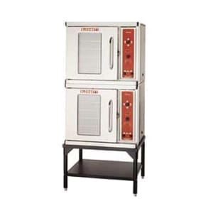 015-CTBDBL2081 Double Half Size Electric Convection Oven - 11.2kW, 208v/1ph