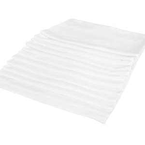 752-LBMR21 White Ribbed Terry Cloth Bar Towel, 16" x 19"