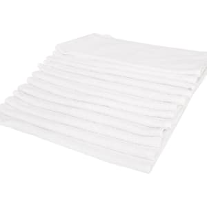 752-BMP White Plain Terry Cloth Bar Towel, 16" x 19"