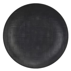 151-223281113 11" Round Melamine Dinner Plate, Black