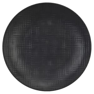 151-22328913 9" Round Melamine Dinner Plate, Black