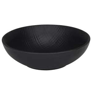 151-22329613 6 1/2" Round Melamine Dinner Bowl, Black
