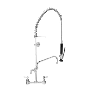 696-34436 38"H Wall Mount Pre Rinse Faucet - 1.15 GPM, Base with Nozzle