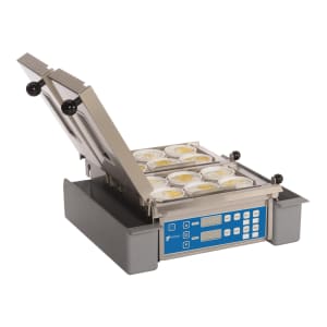 085-ESDZ1200 Dual Zone Egg Station w/ (12) Rings, 200-240v/1ph