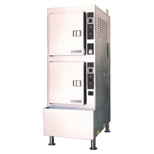 109-24CGP10LP (10) Pan Convection Steamer - Cabinet, Liquid Propane