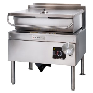 109-SGL30TRLP 30 gal. Tilt Skillet - Open Base, Measurement Marks, Strainer, Liquid Propane 