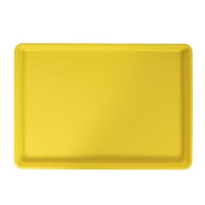 080-FFT1826YL Plastic Fast Food Tray - 26"L x 18"W, Yellow