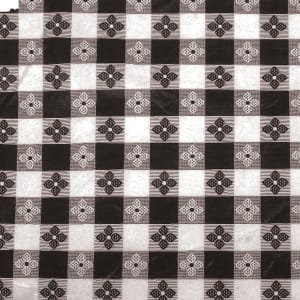080-TBCO90K Rectangular Tablecloth, PVC w/ Cotton Lining, 52" x 90", Black