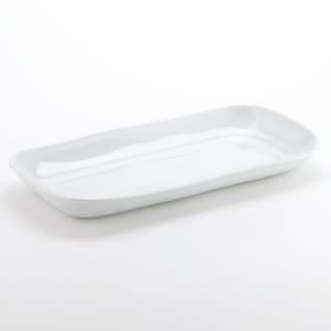 166-CPL14CL 14 1/4" x 7 3/8" Rectangular Platter - Melamine, Cloud 