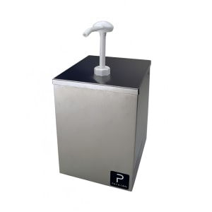 610-5010222 Pump Style Condiment Dispenser w/ 1 oz Stroke, Stainless