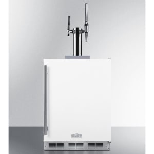 162-SBC58WHBIADACMTW 23 5/8" Draft Cold Brew & Nitro Coffee Dispenser - (1) Column &...