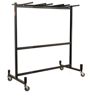 955-428 Table & Chair Storage Truck w/ (42) Chair & (10) Table Capacity - Steel, Dark Brown