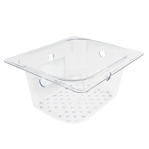 381-30160 Perforated Basket for 10" x 14" & 10" x 12" Dump Sinks - 6" Deep, Plastic