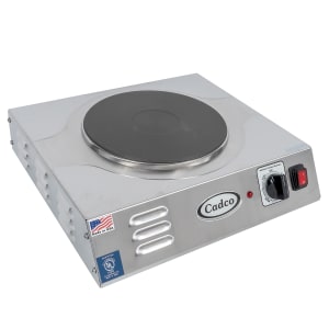 516-LKR220 15" Electric Hotplate w/ (1) Burner & Infinite Controls, 220v/1ph
