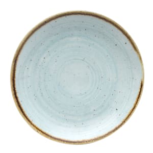893-SDESEVP61 6 1/2" Round Stonecast Plate - Ceramic, Duck Egg Blue