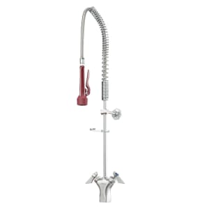 381-DX202 Deck Mount Pre Rinse Unit w/ 44" Hose - 1/2" NPT Male Inlet