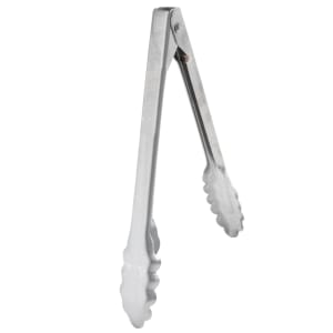 034-4409HD12 9"L Stainless Utility Tongs