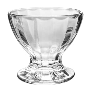 634-5336 7 oz Footed Sundae Dish - Glass, Clear