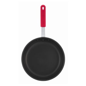 080-AFP12NSH 12" Non Stick Aluminum Frying Pan w/ Solid Silicone Handle