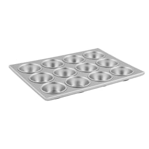 080-AMF12 12 Compartment Muffin Pan, Aluminum