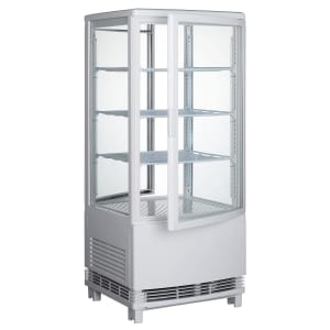 080-CRD1 17" Countertop Refrigerator w/ Pass Thru Access - Swing Door, White, 110-120v