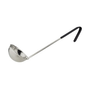 080-LDCN8K 8 oz Prime Ladle - Stainless Steel, Black Handle
