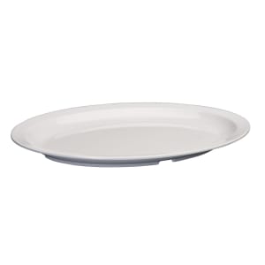 080-MMPO139W 13-1/8" x 9-1/2" Oval Platter - Melamine, White