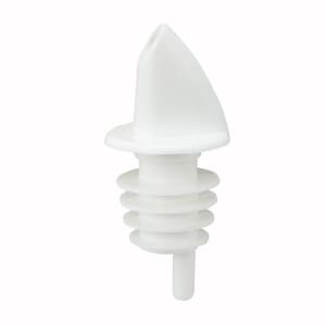 080-PPR2W Free Flow Liquor Pourer, White