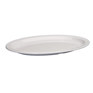 080-MMPO1510W 15-1/2" x 10-7/8" Oval Platter - Melamine, White