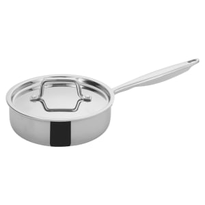 080-TGET2 8" Stainless Saute Pan, Induction Ready