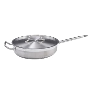 080-SSET7 14" Stainless Saute Pan, Induction Ready