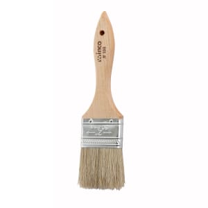 080-WBR20 2" Flat Pastry Brush w/ Boar Bristles & Wooden Handle