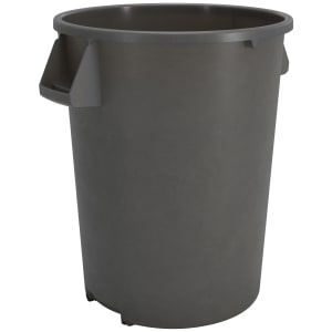 028-84103223 32 gallon Commercial Trash Can - Plastic, Round, Built In Handles