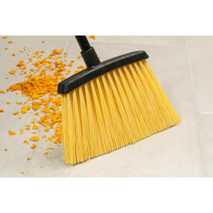 028-4688500 48"L Duo-Sweep® Lobby Broom w/ Angle Bristles & Black Handle
