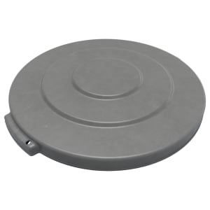 028-84101123 Round Flat Trash Can Lid - Plastic, Gray